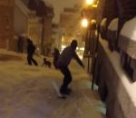 voiture rue Un snowboarder se fait percuter par une voiture