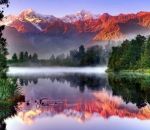 mont paysage Mont Cook en Nouvelle-Zélande