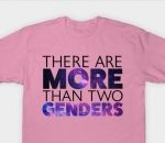 t-shirt homme Il y a plus de deux genres
