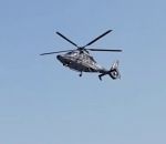 helicoptere Obturateur d'une caméra synchronisé avec le rotor d'un hélicoptère