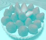 tarte illusion Il n'y a aucun pixel rouge sur cette photo de fraises