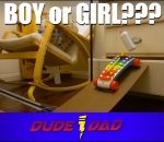 enfant bebe Une machine de Rube Goldberg pour dévoiler le sexe de leur bébé