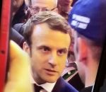 agriculture politique Macron reçoit un oeuf au Salon de l'agriculture 2017