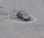 cercle voiture Piège à voiture autonome