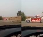 panneau La police de Dubai trolle les automobilistes