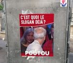 president election L'affiche de campagne de Philippe Poutou