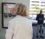 vigile Une vieille dame raciste s'énerve contre un vigile de supermarché (Grenoble)