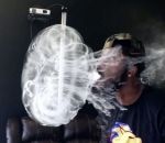 vaporisateur Méduse en rond de fumée impressionnante