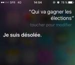 iphone apple Quand tu demandes à Siri qui va gagner les élections présidentielles