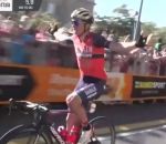 course arrivee cyclisme Luka Pibernik célèbre sa victoire trop tôt (Tour d’Italie)