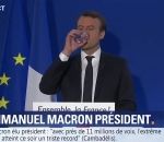 prompteur moment Moment de solitude pour Macron