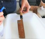 restauration Restauration d'un couteau japonais rouillé