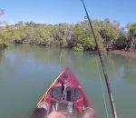kayak peche Ce kayakiste pensait avoir trouvé un coin tranquille pour pêcher (Australie)
