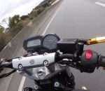 chute moto motard Un motard en short et en tong guidonne et chute à 185 km/h