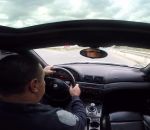 controle Un homme en BMW s'amuse à slalomer entre les voitures (Kosovo)