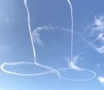 avion Un pilote d'avion dessine un pénis dans le ciel (Washington)