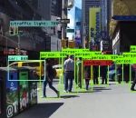 objet vision Un système de vision par ordinateur à Time Square