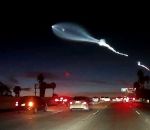 fusee voiture La fusée SpaceX filmée depuis une dashcam