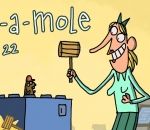 femme homme Whack-A-Mole (Cartoon-Box)