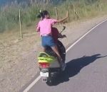 moto scooter fille Coucou les motards (Fail)