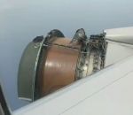 avion reacteur Un avion perd une partie de son réacteur en plein vol