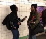 beatles imitation Reprise des Beatles dans le métro