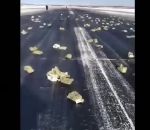 decollage Un avion perd sa cargaison de lingots (Russie)