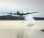 avion eau Bombe rebondissante