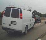 accident camionnette Freiner devant un véhicule qui te colle au cul
