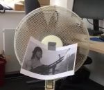 mitrailleuse bruit Le ventilateur d'un fan de Rambo