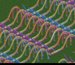 montagne russe Calculatrice dans le jeu Rollercoaster Tycoon 2