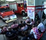 tele football monde Pompiers croates vs Séance de tirs au but Croatie Russie #cm2018