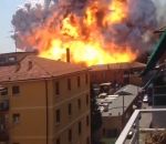 explosion feu camion Explosion d'un camion-citerne à Bologne (Italie)