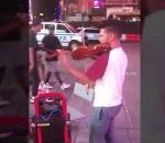 new-york danse musique Quand les New-Yorkais entendent un violon