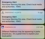 telephone notification Pokémon Go : Survival Mode