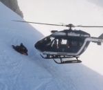 evacuation helicoptere Intervention du PGHM dans le massif du Giffre (Haute-Savoie)
