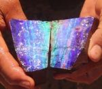 couleur Ouvrir une opale en deux