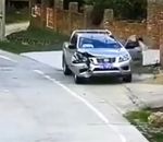 collision 2 Roues de camion 1 Voiture (Chine)