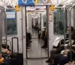 wagon metro Alignement d'un métro