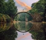 pont eau reflet Pont du Diable (Allemagne)