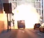 bus Explosion d'un bus à Stockholm