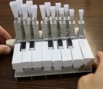 carton papier Mini orgue en papier et carton
