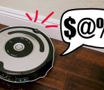 robot aspirateur Un Roomba qui hurle quand il se cogne