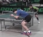ping-pong table echange Deux échanges spectaculaires en tennis de table