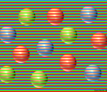 boule Ces boules sont de la même couleur (Illusion d'optique)