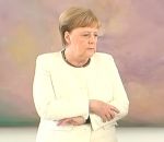 merkel ceremonie Angela Merkel de nouveau prise de tremblements