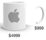 parodie apple Le nouveau Mug Apple 