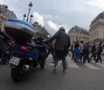 manette Régis scooteriste vs Passage piéton