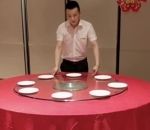 assiette plateau Technique pour mettre la table rapidement