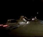 surprise route accident Travaux non signalé sur une route (Russie)